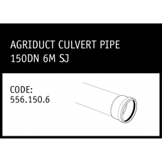 Marley Agriduct Culvert Pipe 150DN 6m SJ - 556.150.6